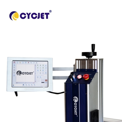Fly Laser Marking Machine 50w Production Line For Printing On Metal