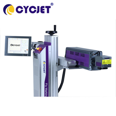 Mesin Penandaan Laser CYCJET 10W CO2 Industrial Laser Engraver Untuk Logam