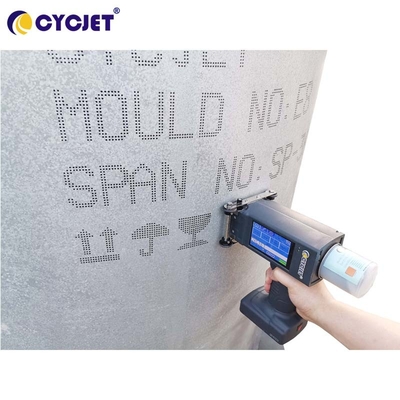 Mesin Cetak Tanggal Kedaluwarsa DOD Inkjet 2 Baris Untuk Struktur Beton