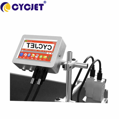 25.4mm Tinggi Pencetakan Thermal Inkjet Printer Nozzle Busa Tanggal Kedaluwarsa Mesin Cetak Batch